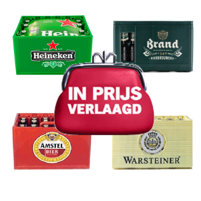 Prijsverlaging op bier in supermarkten
